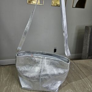 LiaTalia Vera Pelle Womens Shoulder Bag Medium/Large Size Hobo Italian Handbag